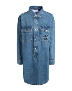 CALVIN KLEIN JEANS Blu Vestito Chemisier