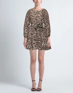 ANDAMANE Marrone Vestito Corto 5 ANDAMANE Marrone Vestito Corto -Marni Gabbana Outlet 15283702cl 14 r