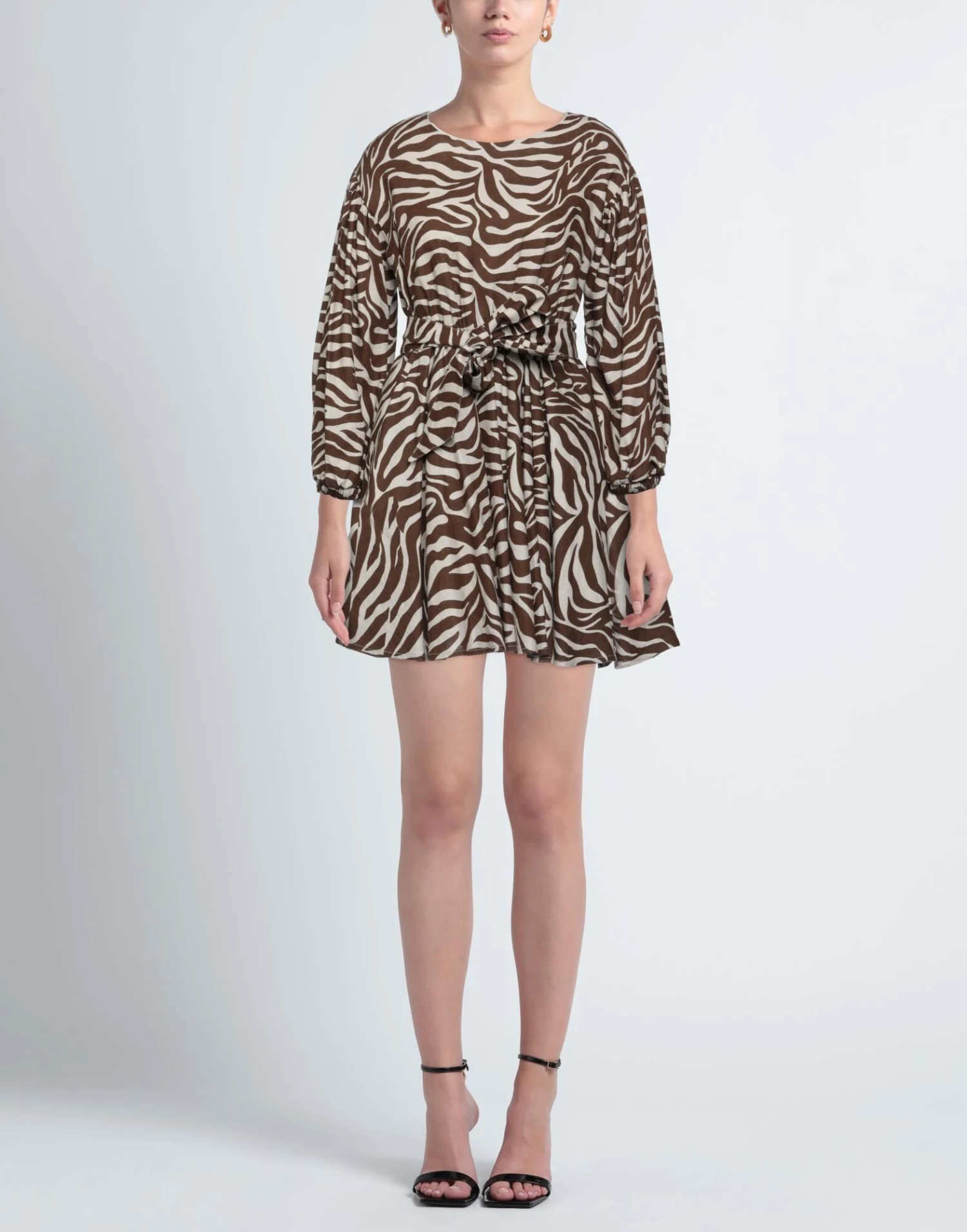 ANDAMANE Marrone Vestito Corto 4 ANDAMANE Marrone Vestito Corto - immagine 2