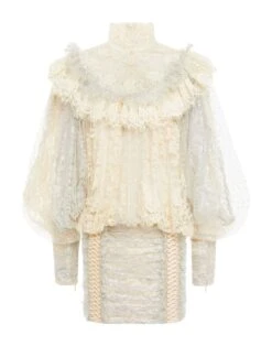 ZIMMERMANN Avorio Vestito Corto