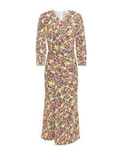 VICTORIA BECKHAM Giallo Vestito Midi