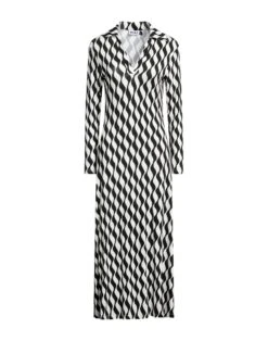 RIXO Avorio Vestito Midi