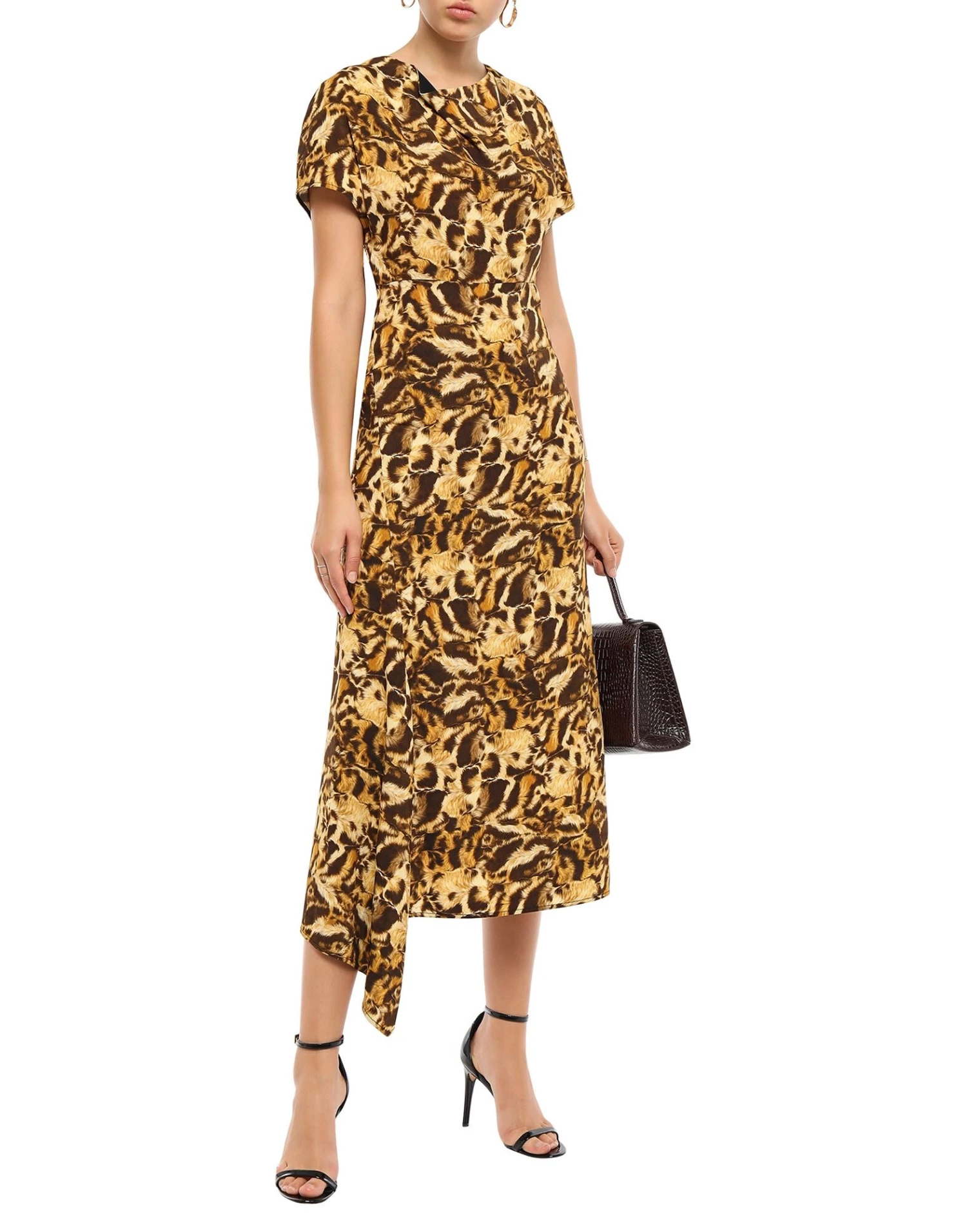 VICTORIA BECKHAM Sabbia Vestito Lungo 4 VICTORIA BECKHAM Sabbia Vestito Lungo - immagine 2