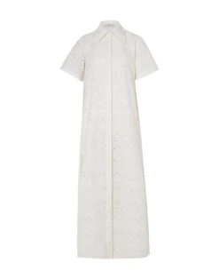 AREA Bianco Vestito Lungo