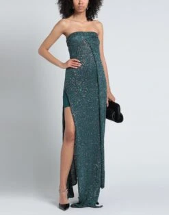 LOEWE Verde Smeraldo Vestito Lungo 5 LOEWE Verde Smeraldo Vestito Lungo -Marni Gabbana Outlet 15285246hn 14 r