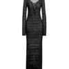 BLUGIRL BLUMARINE Nero Vestito Midi -Marni Gabbana Outlet 15285361hq 14 f
