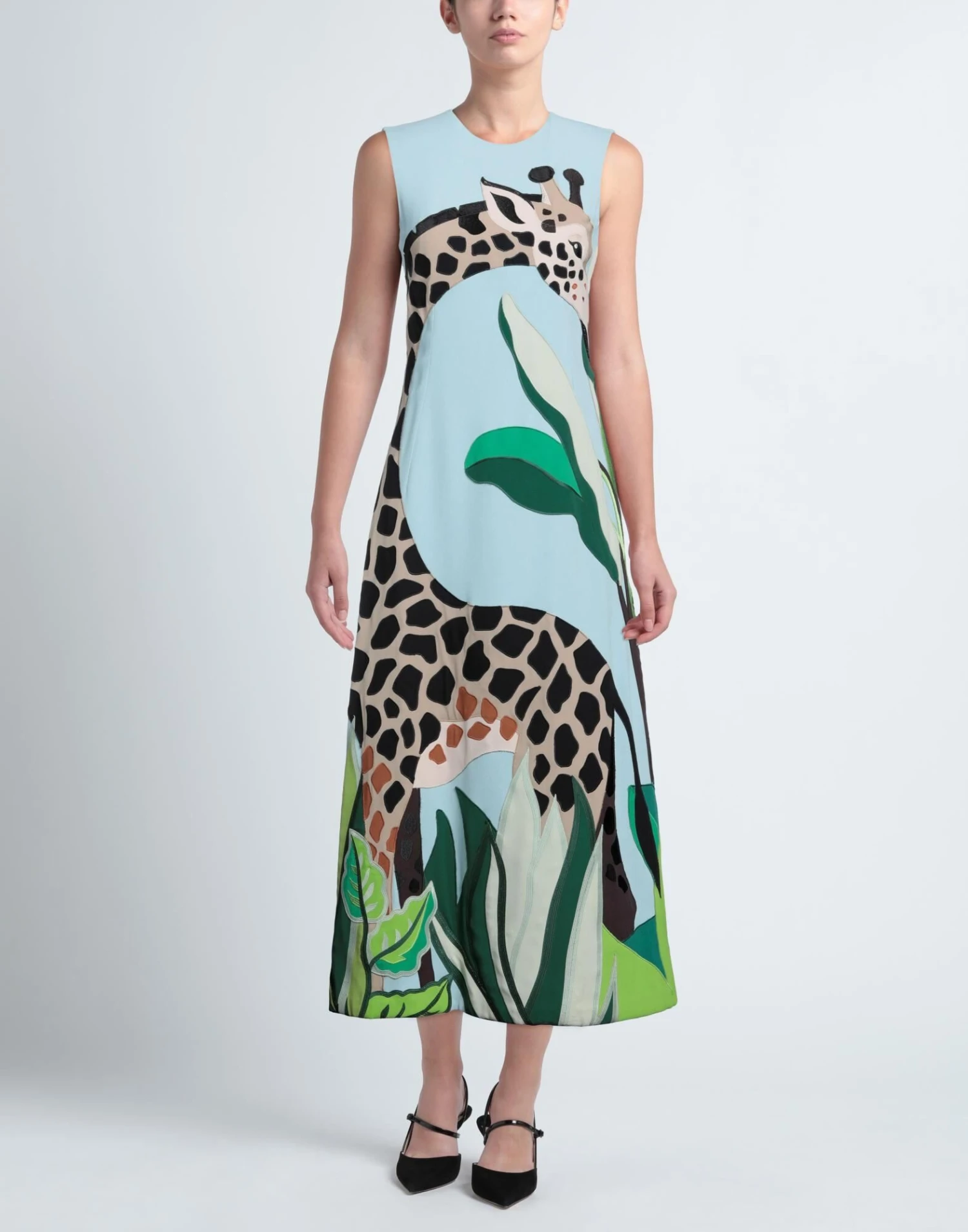 DOLCE & GABBANA Azzurro Vestito Lungo 4 DOLCE & GABBANA Azzurro Vestito Lungo - immagine 2