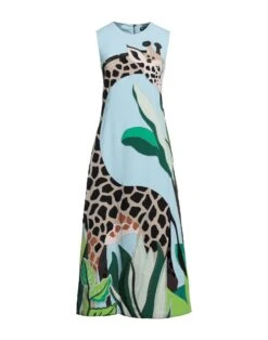 DOLCE & GABBANA Azzurro Vestito Lungo
