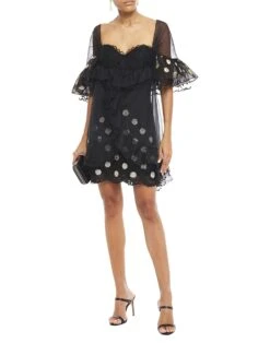 DUNDAS Nero Vestito Corto 5 DUNDAS Nero Vestito Corto -Marni Gabbana Outlet 15285621jo 14 r