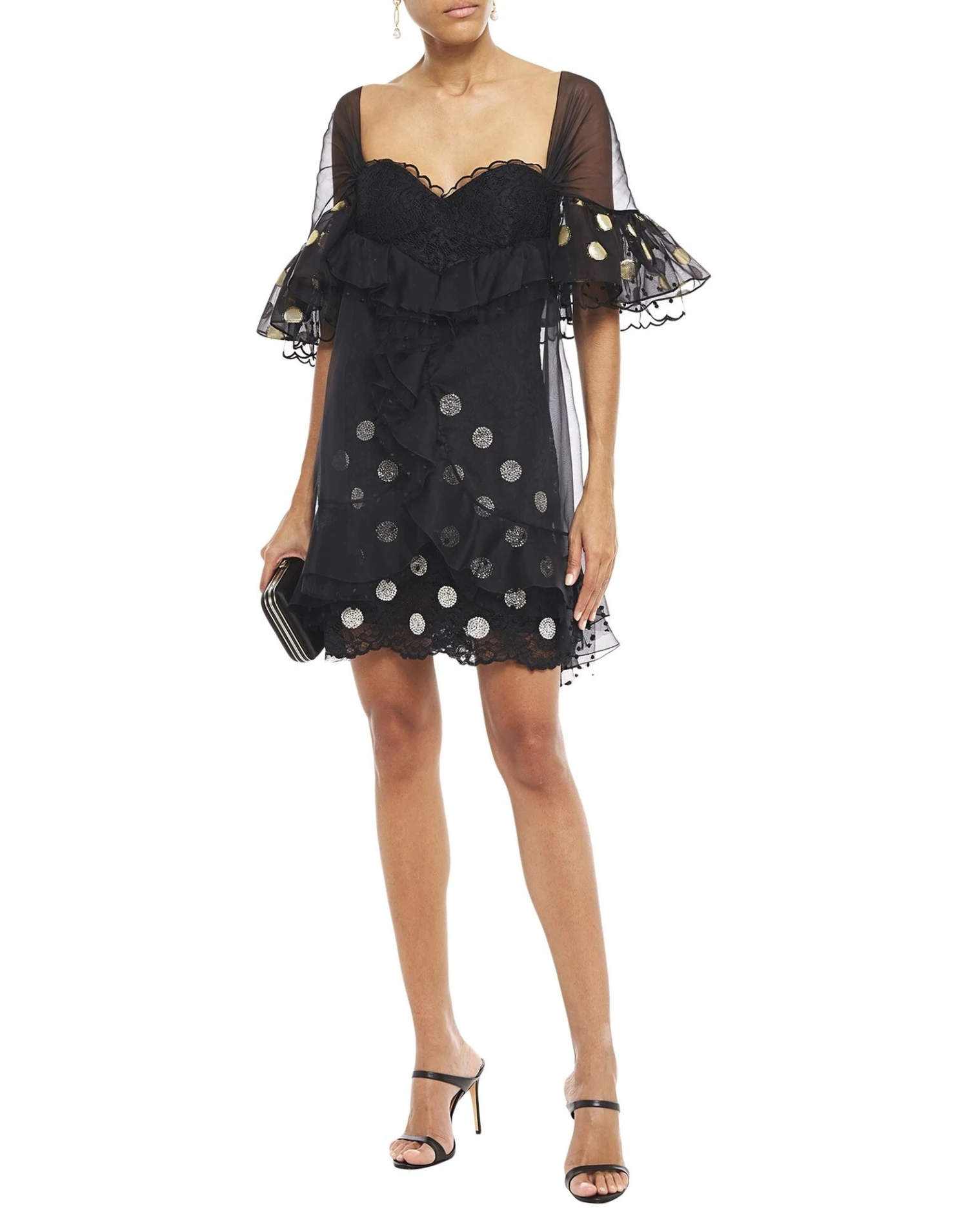 DUNDAS Nero Vestito Corto 4 DUNDAS Nero Vestito Corto - immagine 2