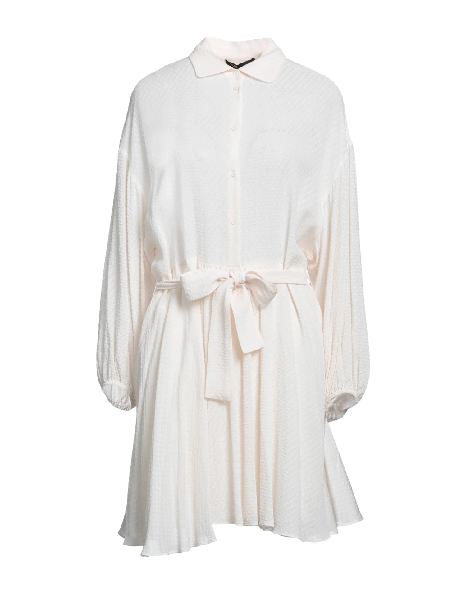 MAJE Avorio Vestito Chemisier 3 MAJE Avorio Vestito Chemisier