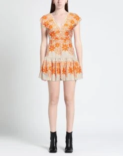 MAJE Arancione Vestito Corto -Marni Gabbana Outlet 15287727la 14 r