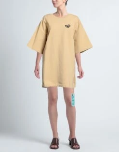 OFF-WHITE™ Sabbia Vestito Corto -Marni Gabbana Outlet 15289907dx 14 r