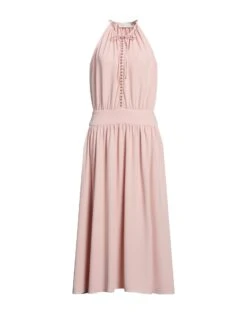 ZIMMERMANN Rosa Chiaro Vestito Lungo