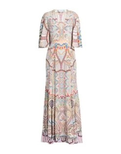 ETRO Celeste Vestito In Seta