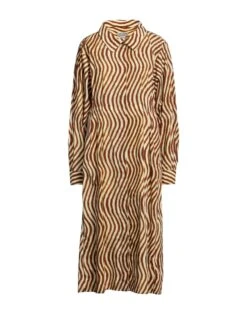 DRIES VAN NOTEN Marrone Vestito Midi