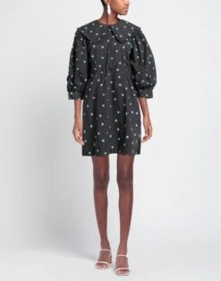 GANNI Antracite Vestito Corto -Marni Gabbana Outlet 15290885hc 14 r