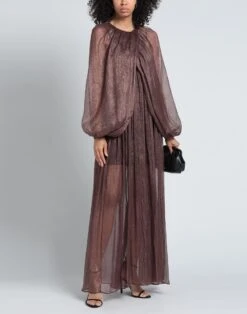 ROCHAS Bronzo Vestito In Seta -Marni Gabbana Outlet 15291617pu 14 r