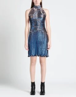 ROCHAS Blu Vestito Corto -Marni Gabbana Outlet 15291821ux 14 e