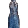 ROCHAS Blu Vestito Corto -Marni Gabbana Outlet 15291821ux 14 f