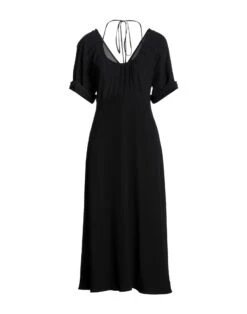 VICTORIA BECKHAM Nero Vestito In Seta