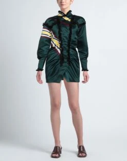 PHILOSOPHY Di LORENZO SERAFINI Verde Scuro Vestito Corto -Marni Gabbana Outlet 15291931vp 14 r