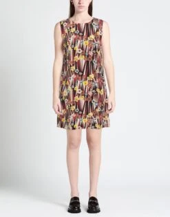M MISSONI Bordeaux Vestito Corto -Marni Gabbana Outlet 15292387rg 14 r