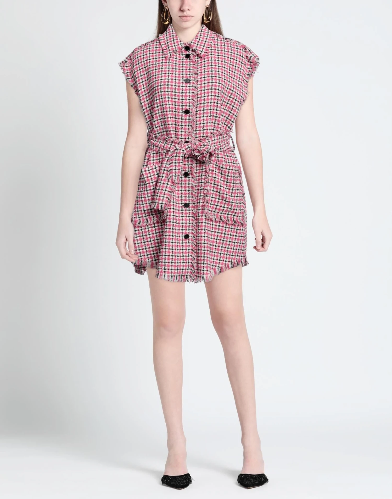 MSGM Fucsia Vestito Chemisier 4 MSGM Fucsia Vestito Chemisier - immagine 2