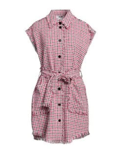 MSGM Fucsia Vestito Chemisier