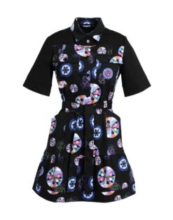 DESIGUAL Nero Vestito Chemisier