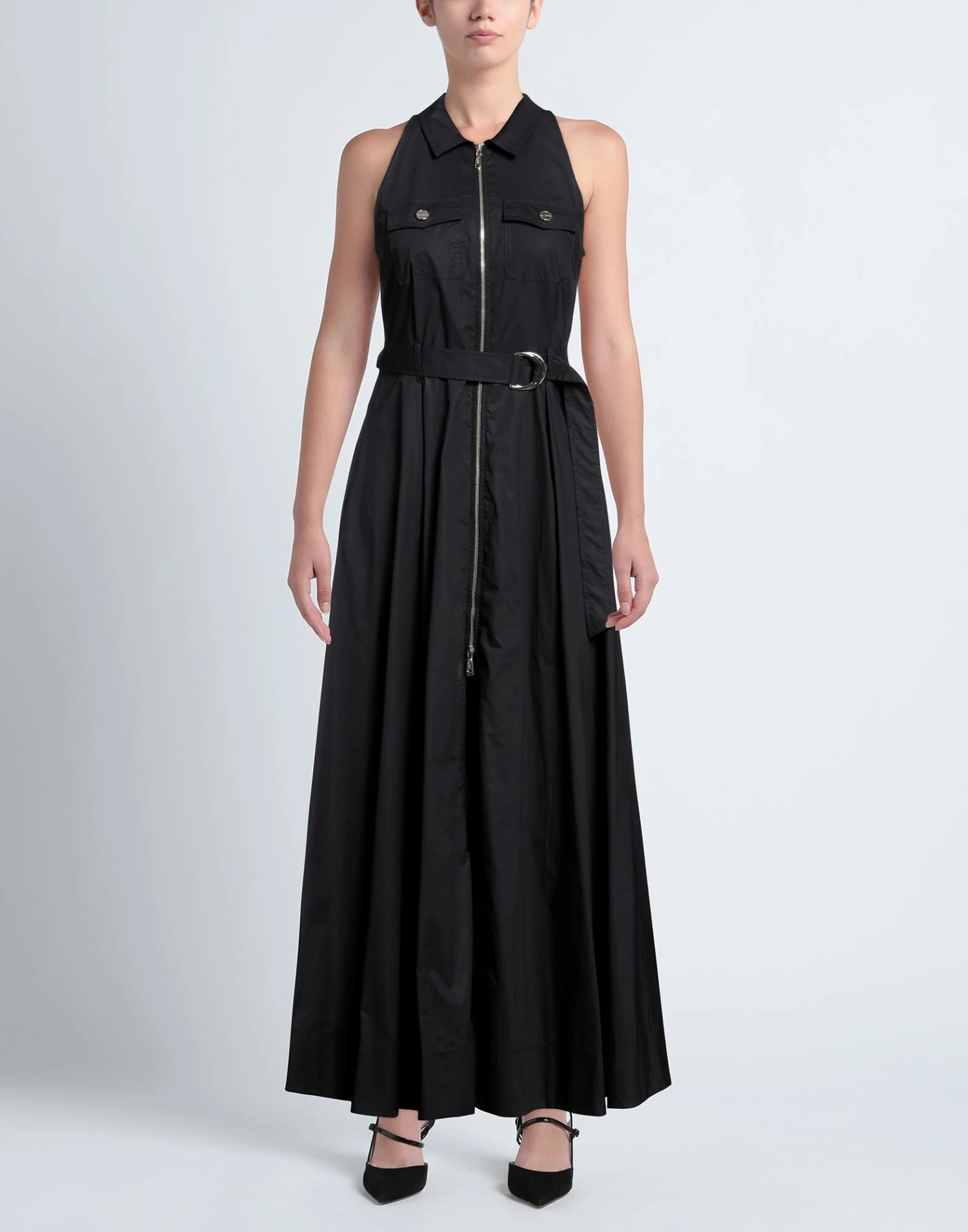 BLUGIRL BLUMARINE Nero Vestito Chemisier 4 BLUGIRL BLUMARINE Nero Vestito Chemisier - immagine 2