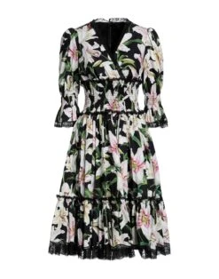 DOLCE & GABBANA Nero Vestito Lungo