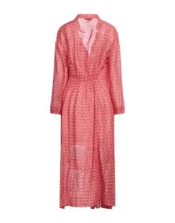 SANDRO Rosso Vestito Lungo -Marni Gabbana Outlet 15296464ir 14 r