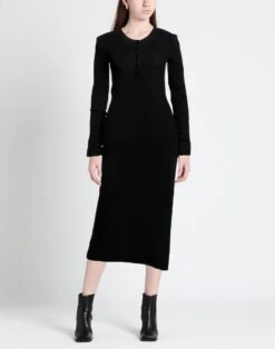 THE ATTICO Nero Vestito Midi -Marni Gabbana Outlet 15297677mo 14 e