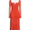 GANNI Arancione Vestito Lungo -Marni Gabbana Outlet 15298089bc 14 f