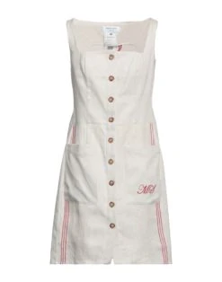 MARINE SERRE Avorio Vestito Midi
