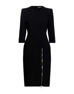 ALEXANDER MCQUEEN Nero Vestito Midi