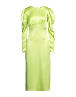 THE ANDAMANE Verde Acido Vestito Midi