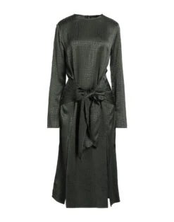 THE ANDAMANE Verde Militare Vestito Midi