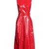 MSGM Rosso Vestito Midi