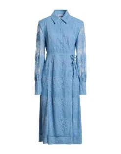 GANNI Azzurro Vestito Lungo