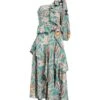 ULLA JOHNSON Turchese Vestito In Seta -Marni Gabbana Outlet 15300755me 14 f