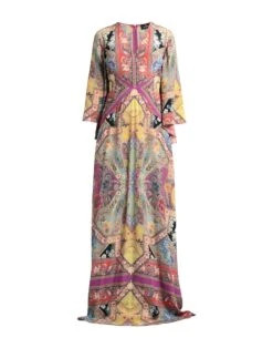 ETRO Rosso Pomodoro Vestito In Seta