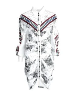 PHILOSOPHY Di LORENZO SERAFINI Bianco Vestito Midi