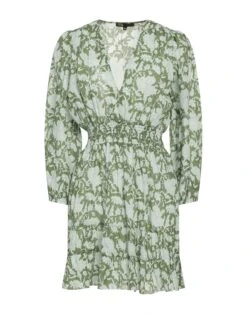 Marni Gabbana Outlet 13 MAJE Verde Militare Vestito Corto