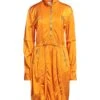 BOTTEGA VENETA Arancione Vestito Midi -Marni Gabbana Outlet 15302306lf 14 f
