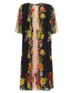 ETRO Nero Vestito In Seta