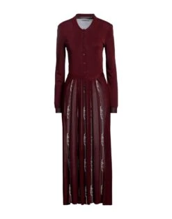 VALENTINO Bordeaux Vestito Lungo