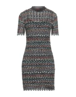 MISSONI Verde Scuro Vestito Corto