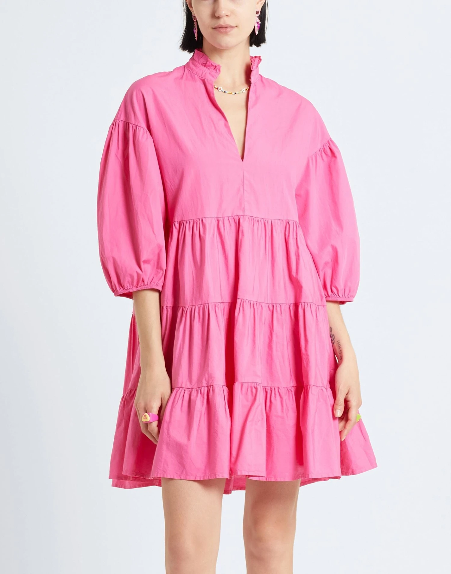 8 By YOOX Fucsia Vestito Corto 4 8 By YOOX Fucsia Vestito Corto - immagine 2